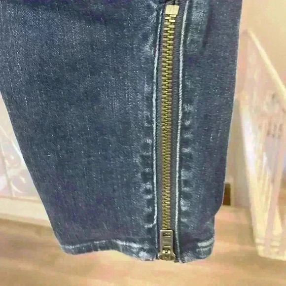 Madewell Skinny Ankle Zip Darkwash Jean Size 27 - Picture 3 of 7